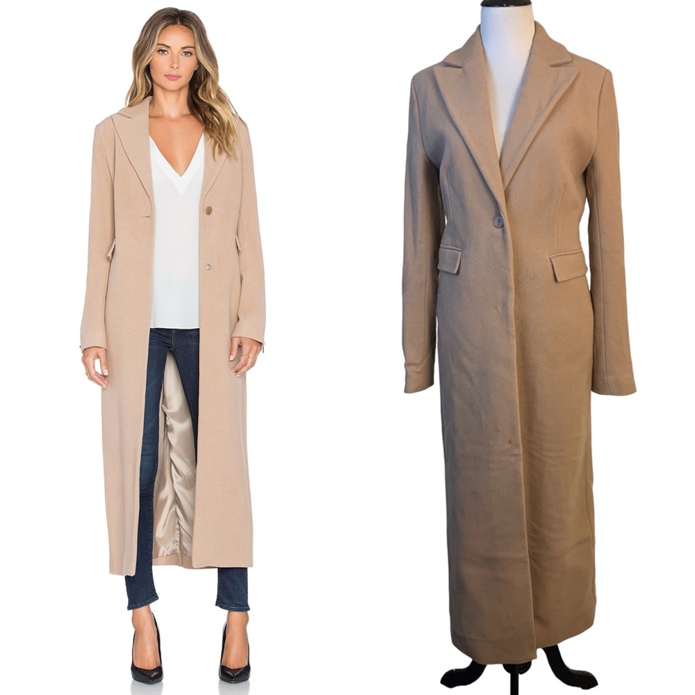 OLCAY GULSEN Oxford Coat in Biscuit